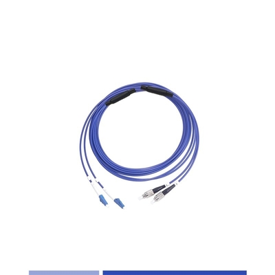 kupować Duplex 1m LSZH Jacket Armoured Fiber Optic Patch Cord LC FC Singlemode produkcja online