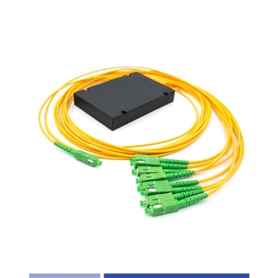 kupować 1x8 Włókno optyczne PLC Splitter ABS Box SC/APC Singlemode 2,0 mm odporny na korozję produkcja online