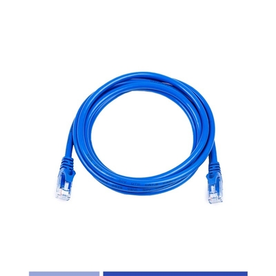 kupować 1m PVC Jacket Cat 6a Kable patch UTP Stranded Copper Blue Dostosowana długość produkcja online