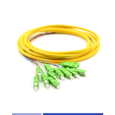 kupować 12 Strand Fiber Optic Cable Pigtail SC APC Singlemode 9/125 LSZH 3m produkcja online