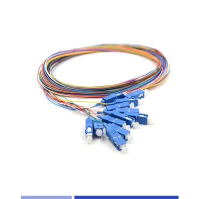 kupować OS2 Włókna jednowarunkowe Pigtails 6 Włókna SC UPC LSZH 1m Dla rozwiązań FTTH produkcja online