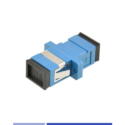 kupować Adapter światłowodowy Single-mode SC/UPC Simplex Optical Coupler z płaszczem Błękitne produkcja online