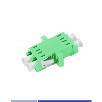 kupować Duplex LC APC Adapter Single Mode Flange Green High Precision Portable produkcja online
