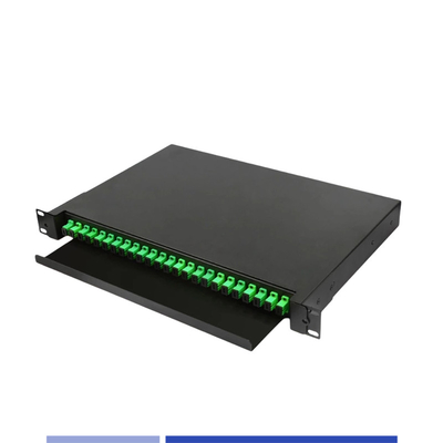 kupować 1U Panel do płatków z włókna optycznego 24 Port SC Simplex 19