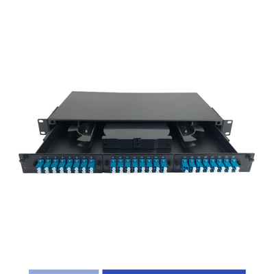 kupować 1U Panel do płatków z światłowodu 24 Port LC Duplex 19
