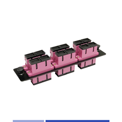 kupować OM4 Duplex SC Fiber Patch Panel 6 Port 12 Core Wysoka Gęstość Dostosowalna produkcja online