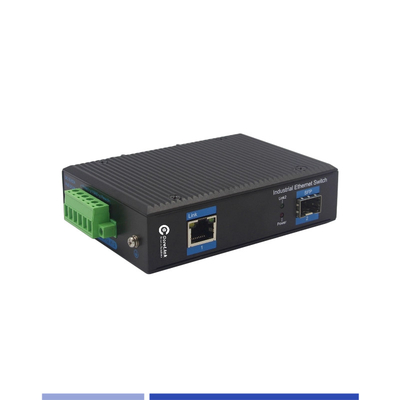 kupować Przemysłowy konwerter światłowodowy 10/100/1000M 1 SFP z 1 portem RJ45 Single-Mode SMF Duplex 1310nm 20KM produkcja online
