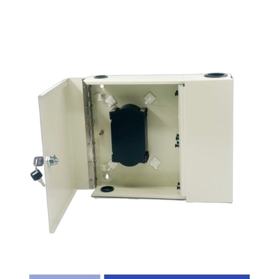 kupować 24 Port Fiber Wall Box Wnętrze przeznaczone do adaptera LC/SC 24 Ośrodek z włókna rdzenia z podwójnymi drzwiami rozładowanymi produkcja online