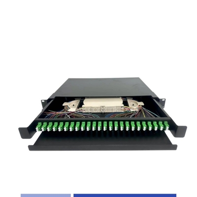 kupować 24 portów LC/APC Duplex 1U Panel płatcza światłowodowego 19