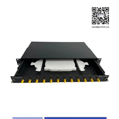 kupować 12 portów ST 1U panel do płatków światłowodowych 19