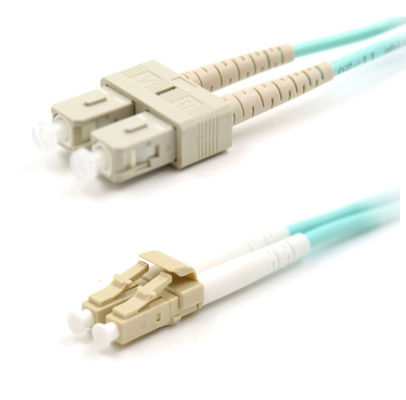 kupić OM3 Multimode LC-SC UPC Duplex Fiber Patch Cord LSZH 3m 2,0mm Aqua produkcja online