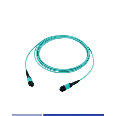 12 Włókna Plenum MTP Patch Cord Multimode OM3 Kobieta 3m Typ B