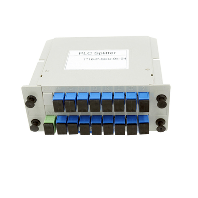 1x16 SC UPC Single Mode Fiber Splitter LGX Box Fiber Optic PLC Splitter