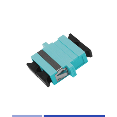 Adapter światłowodowy OM3 SC UPC Duplex Optical Coupler z flansą