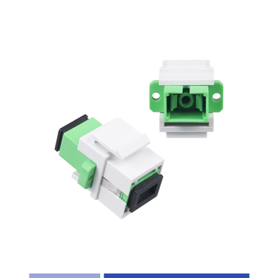 Adapter Fiber Optic Keystone Jack Adapter SC APC Single Mode Simplex Optical Coupler