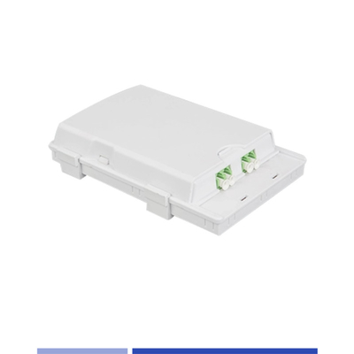 2 portów Fiber Optic Terminal Box 2 Core For LC SC Adapter Wysoka dokładność