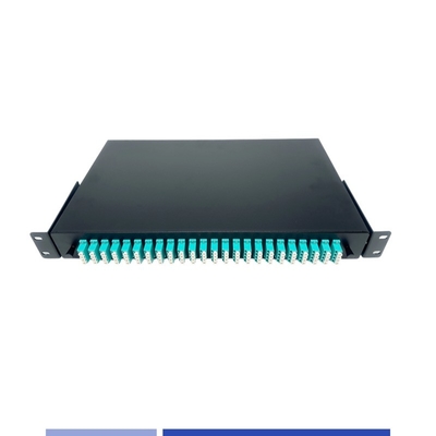 1U 96 rdzenia panel płatcza światłowodowego LC Quad port 19 