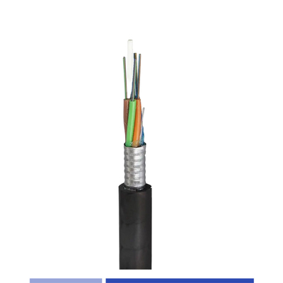 96 Rdzeń Kabel zewnętrzny światłowodowy pojedynczy 9/125um Pancerny PE GYTS Kabel kanałowy